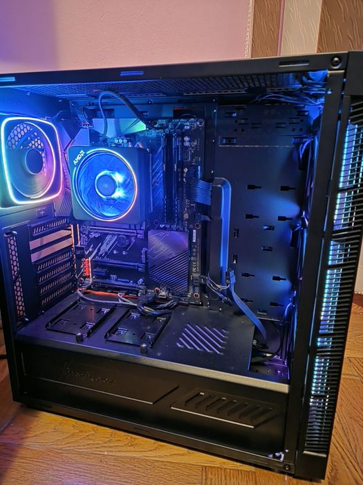 Calculator,unitate PC Ryzen 5 5655G,B550m,16gb DDR4,SSD+HDD,noua
