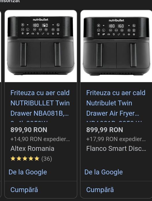 Airfryer Nutribullet - NOU