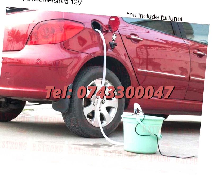 Pompa Auto Electrica Pentru Transfer Combustibil Cu Filtru 12v Gr