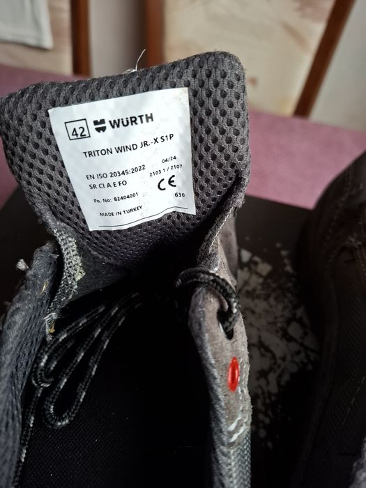 Нови обувки Wurth Triton Wind S1P, No:42