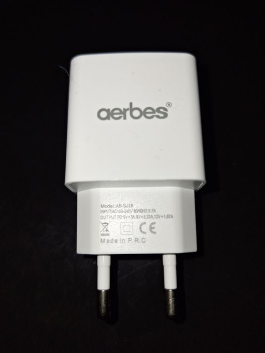 Бързо зарядно за телефон Type-C, от 5V до 12V, 3A, 20W