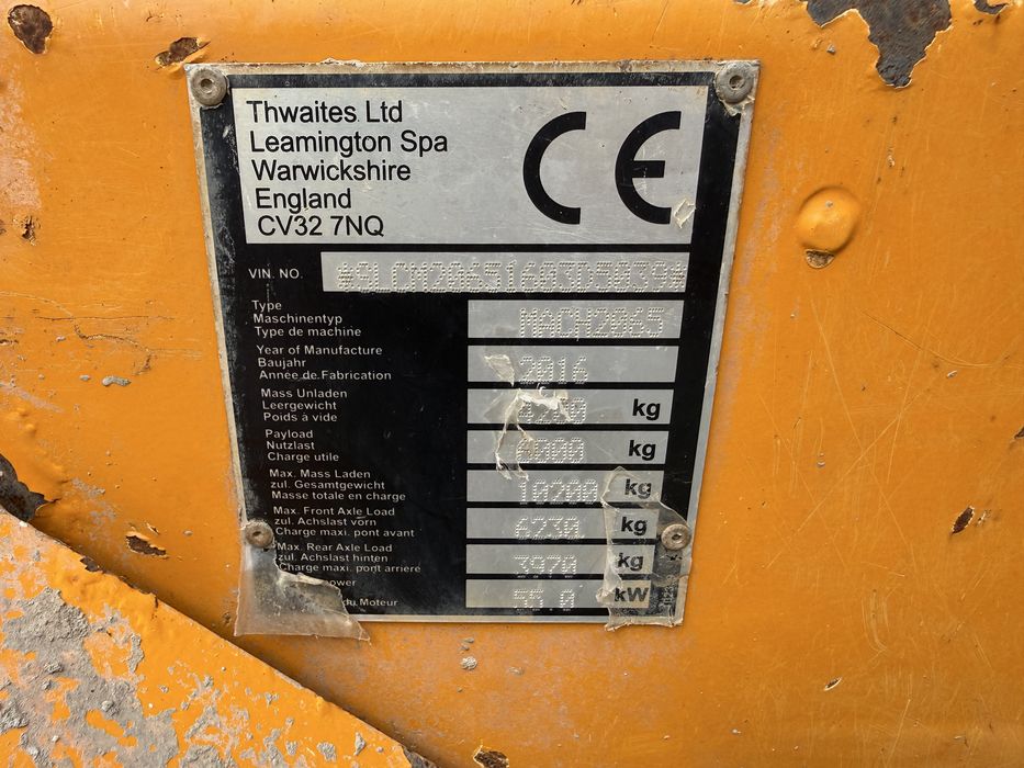 Dumper Thwaites MACH2065 – 6 tone , an 2016