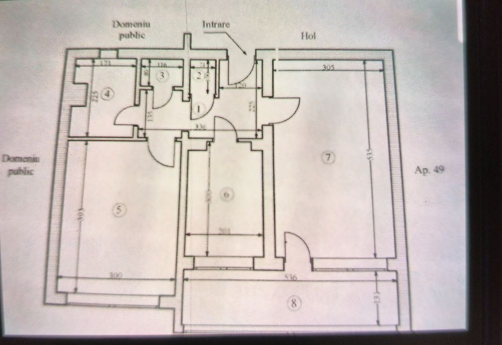 Apartament 2 camere decomandat