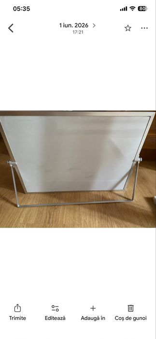 Tabla magnetica de birou