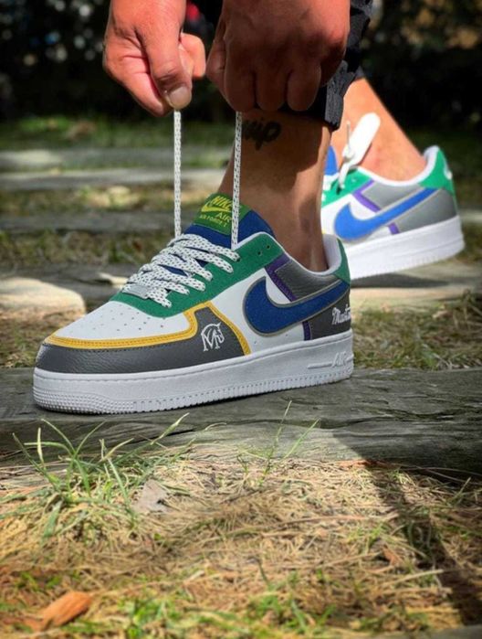 Nike Air Force 1 Mustang white/green-grey