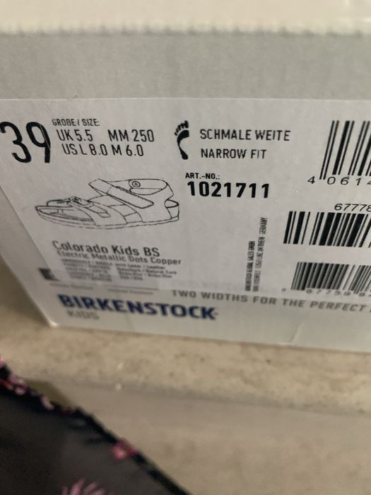 Сандали Birkenstock 39 размер