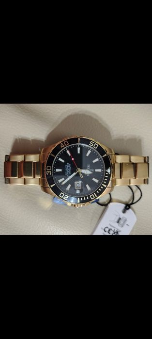 Vând ceas bărbătesc Festina automatic auriu nou