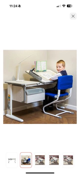 Растущая парта со стулом