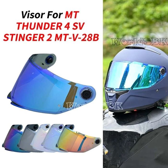 Viziera colorata casca MT Thunder 4 Stinger 2 MT-V-28B