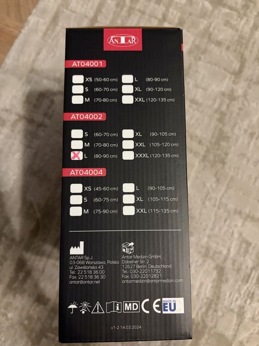 Orteza umeri stgang/drept AT04002