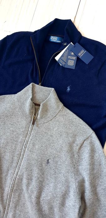 POLO Ralph Lauren Wool Full Zip  L НОВО ОРИГИНАЛ Мъж Вълнени с цял цип