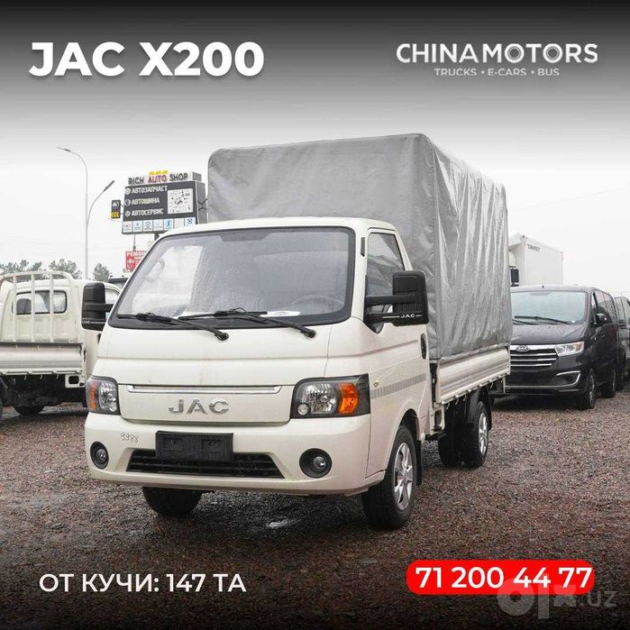 JAC X200  -rassrochka asosida, labo , kia , hyundai o'rnini bosadi