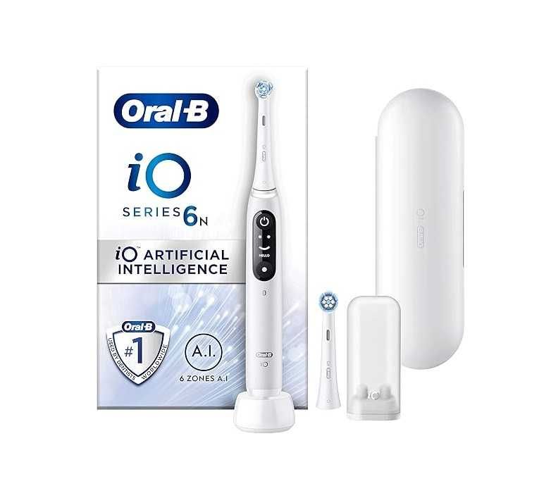 Електрическа четка за зъби Oral-B iO 6N White пълен комплект