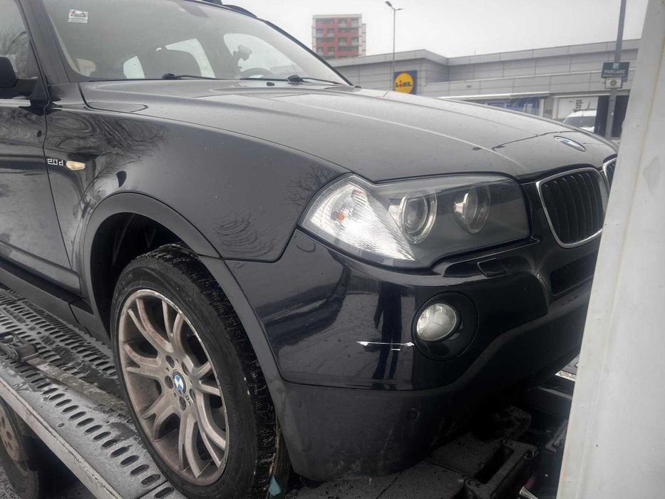Usa aripa capota haion bara BMW X3 E83 lci black sapphire metallic 475
