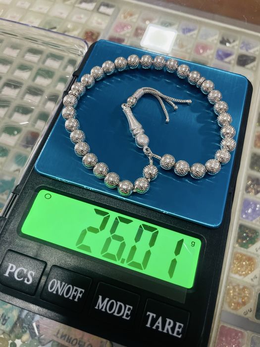 tasbeh kumush 925 turkiya