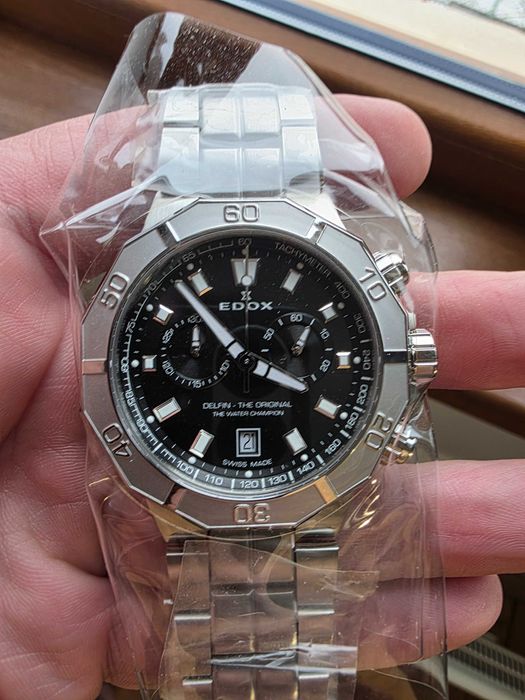 Мъжки швейцарски часовник Edox Delfin 10113 3M NIN
