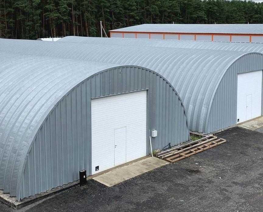 Строим быстровозводимый бескаркасный арочный ангар
