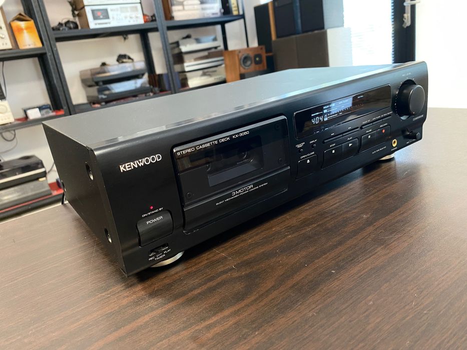 Тримоторен касетен дек Kenwood