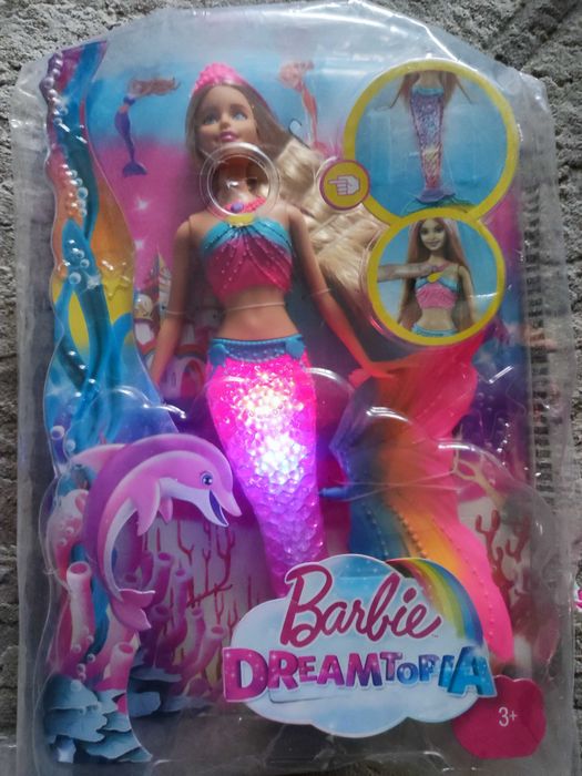 BARBIE Кукла русалка със светеща опашка