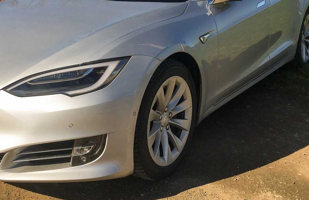 4 x Jante noi nerulate 19" originale Tesla Model S Slipstream