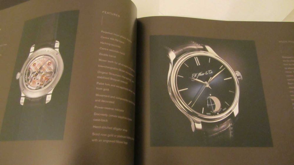 Catalog ceasuri Moser & Cie engleza Nou!