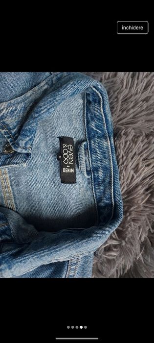 Geacă de blugi cusută