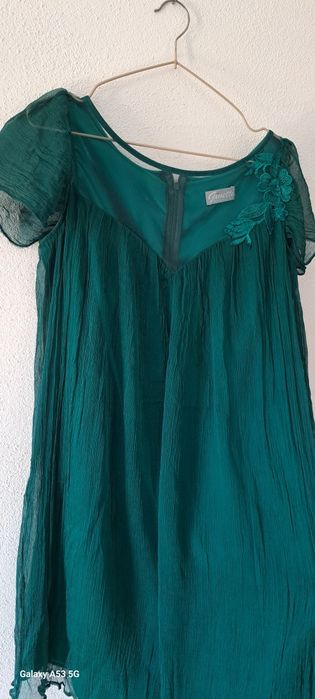 Rochie verde eleganta