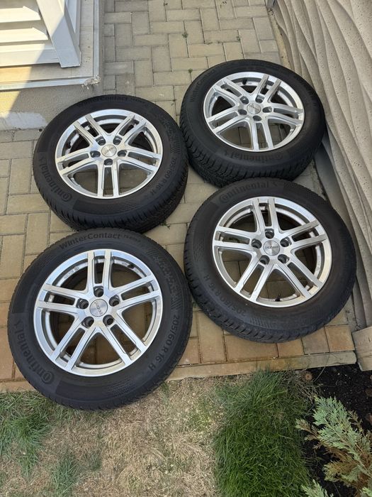 Jante aliaj  Ford Focus MK4 16 cu cauciucuri M+S Continental