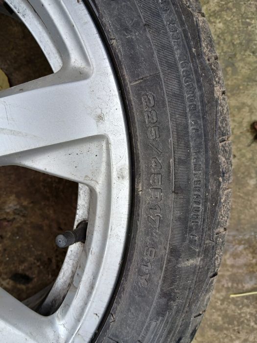 Jante 17 originale AUDI A4 B8 Vară