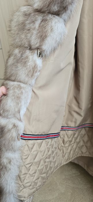 Парка с натуральным мехом "писец"