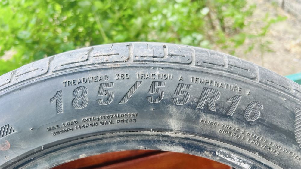 Летняя Резина 185/55 R16