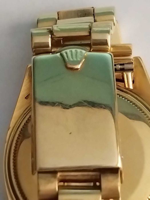 Златен Rolex 18к злато - каса и верижка от 1988г!