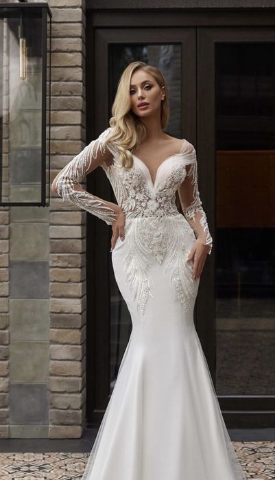 Rochie de mireasă stil sirenă – nouă