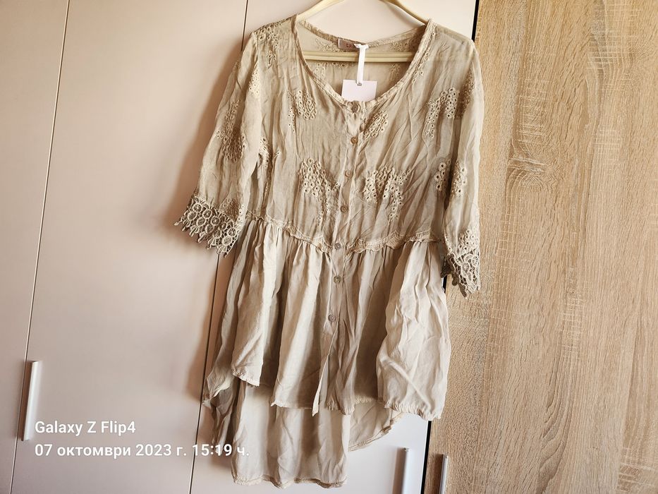 Елегантни и Официални Блузи с Къс Ръкав / Made in Italy