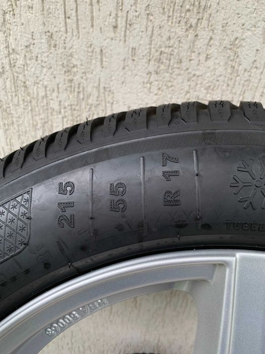 Jante 17 cu cauciucuri noi de iarna KLEBER