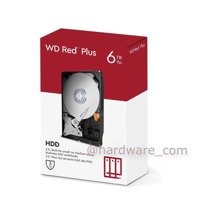 WD Red Plus 6Tb Box NAS CMR 5400 RPM WD60EFPX