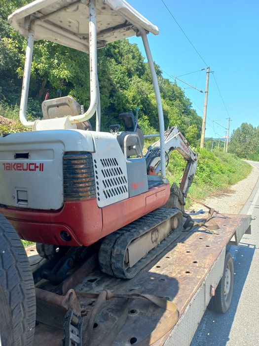 vand miniexcavator Tackeuchi