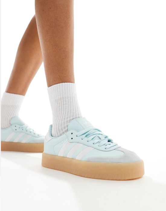 Adidas Originals SAMBA noi, turcoaz deschis