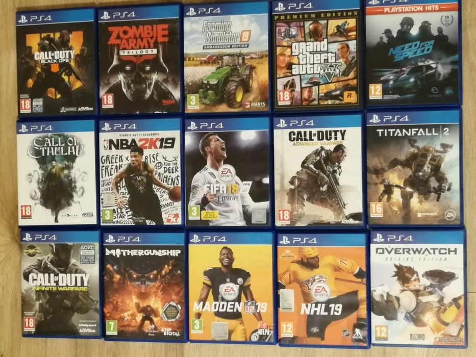 Colecție jocuri PS4