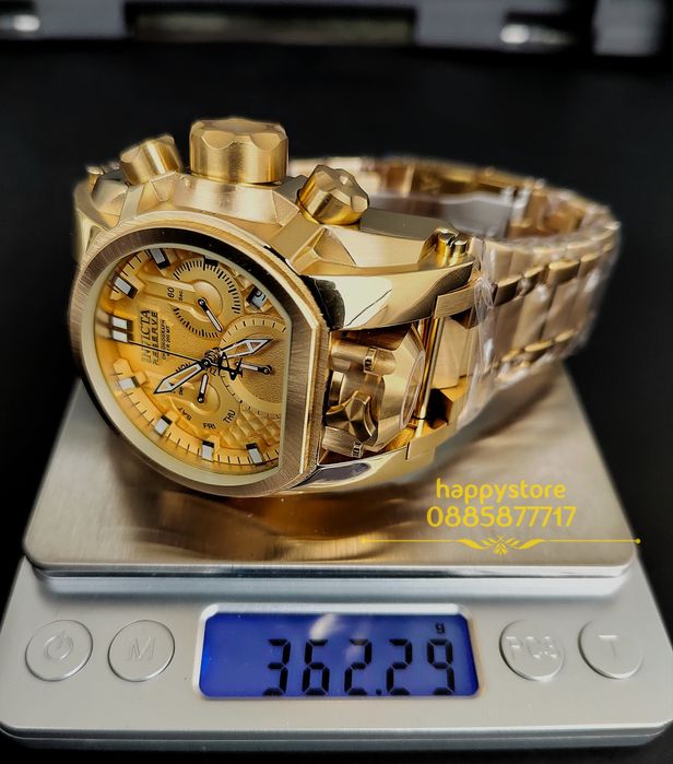 INVICTA Magnum Gold 52 mm, Инвикта нов ръчен часовник