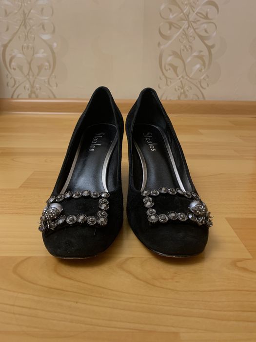 Туфли женские из замши