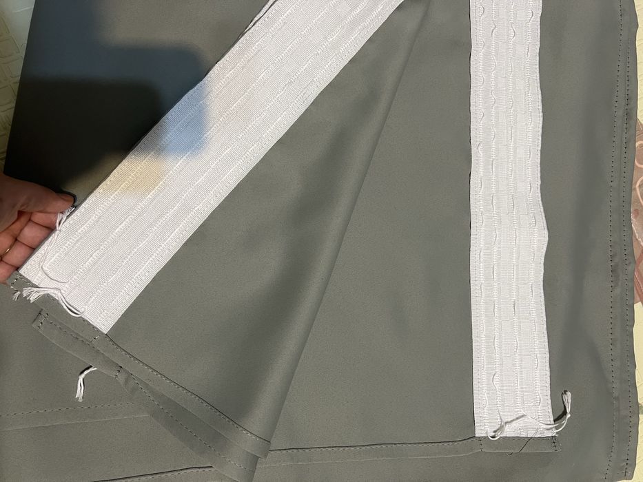 Draperii termice verde salvie, 200x140, foarte bune