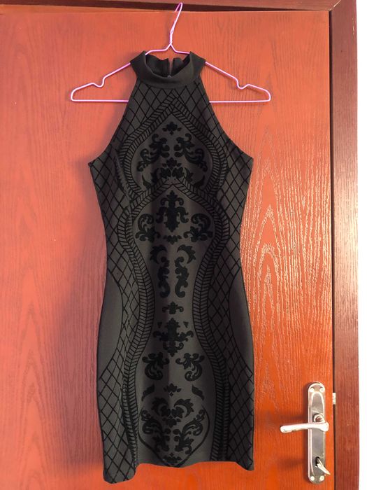 Черна елегантна рокля р-р С