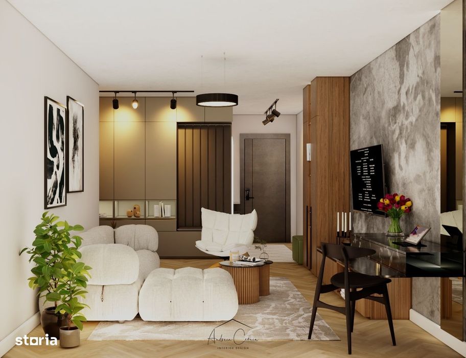 Apartament NOU tip Garsonieră | Terasă | Design Modern