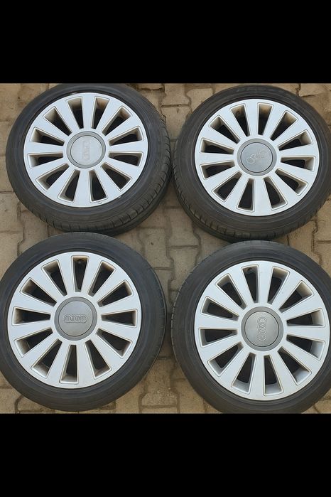 Vând set 4 jante  audi A3/A4/A6/A8 (VAG) 205/50/17