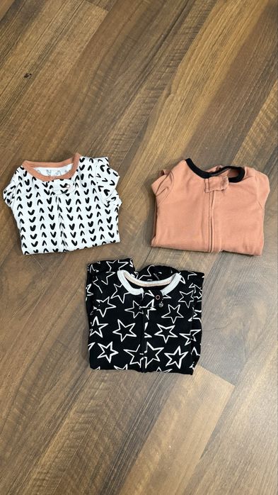 Set 3 salopetele 3-6 luni Cloud Island