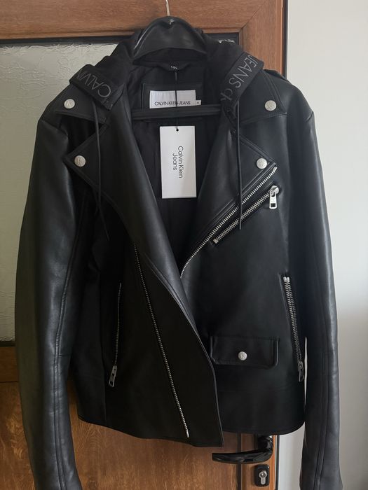 Кожено мъжко яке Calvin Klein