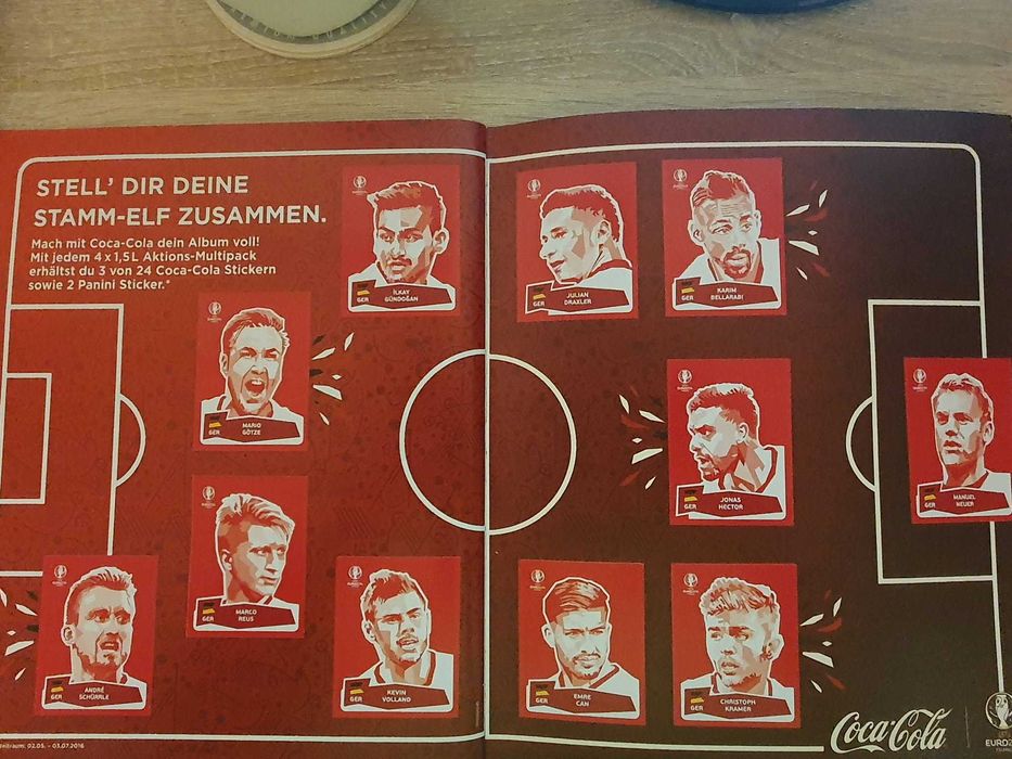 Album Euro 2016 Panini, complet.