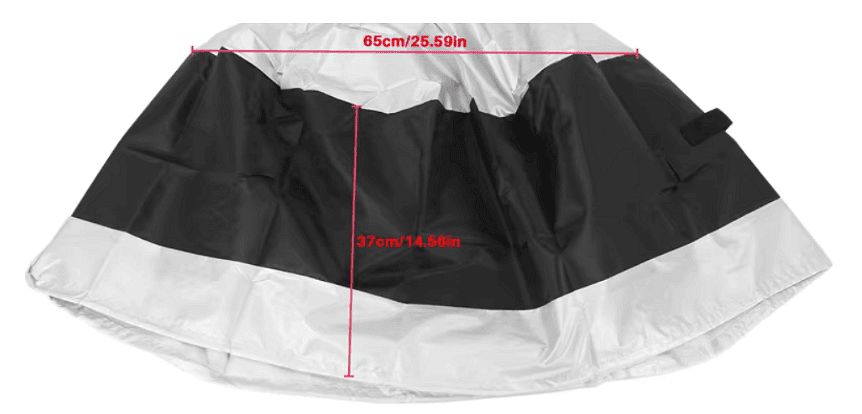 Калъф за резервна гума универсален 65х37 см – 13/14/15"