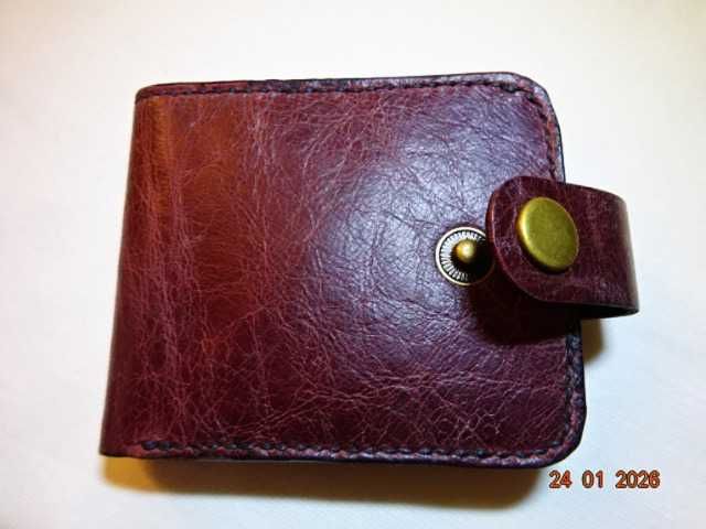 мъжки портфейл /естествена кожа/ ръчна изработка